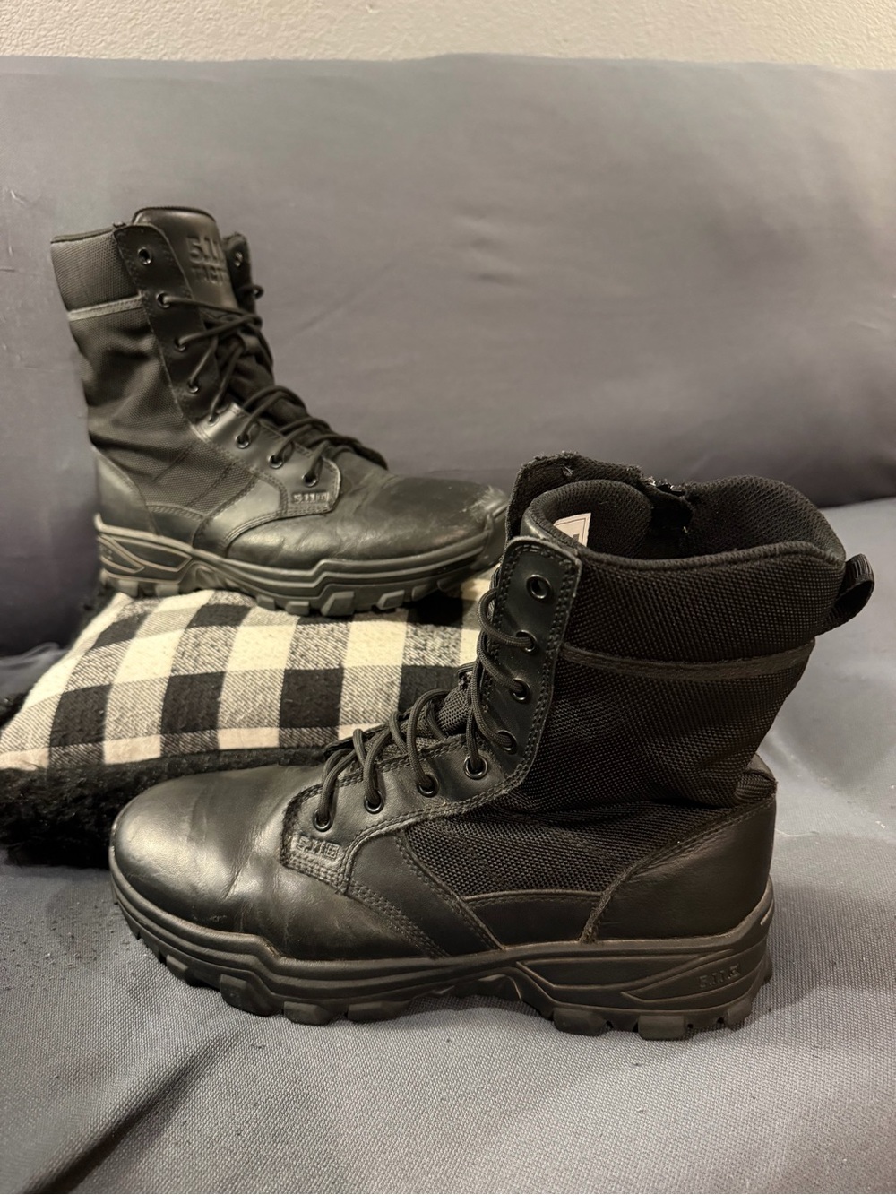 5.11 Tactical Black Men's Lace-Up Field Boots 10.5